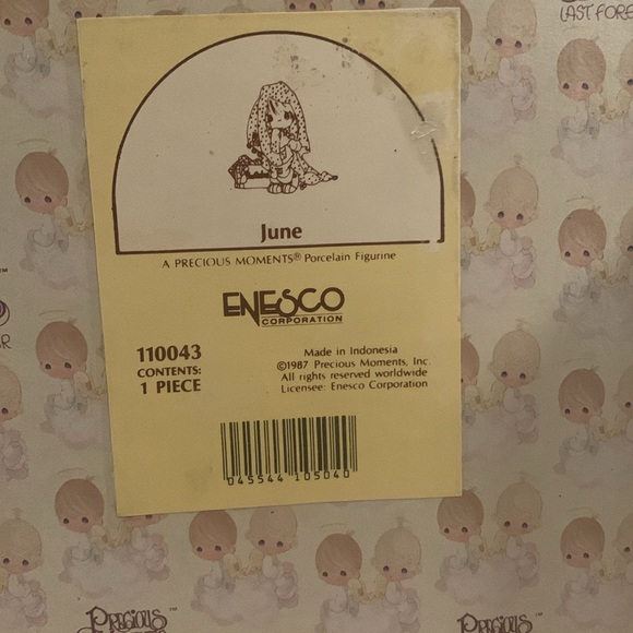 Precious Moments Porcelain Figure- June - Picture 3 of 4